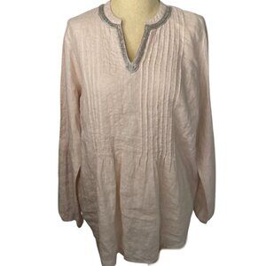 J. Jill Linen Top Medium